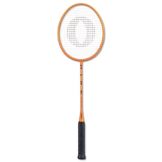OLIVER Badmintonschläger Hire Graphite (Schulsport, Freizeit, Sportcenter) orange - besaitet -