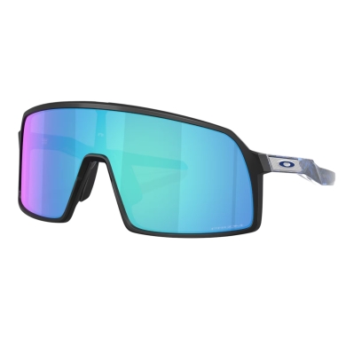 Oakley Sonnenbrille Sutro S (Glasfarbe: Prizm sapphire) 2025 schwarz matt - 1 Brille mit Hartschalenetui