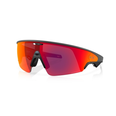 Oakley Sonnenbrille Meta Vanguard 800101 (Glasfarbe: Prizm Road) schwarz - 1 Brille mit Hartschalenetui