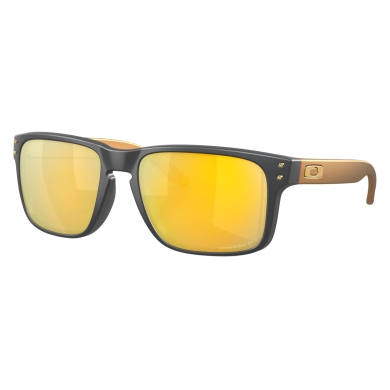 Oakley Sonnenbrille Holbrook Polarisiert (Glasfarbe: Prizm 24k polarized) matt carbongrau - 1 Brille