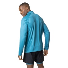 Odlo Sport-Langarmshirt Essential 1/2 Zip (reflektierende Details) blau Herren
