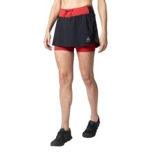 Odlo Wander-Laufrock Skirt X-Alp (leicht, ausgezeichnete Bewegungsfreiheit) schwarz/rot Damen