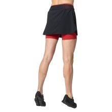 Odlo Wander-Laufrock Skirt X-Alp (leicht, ausgezeichnete Bewegungsfreiheit) schwarz/rot Damen