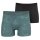 Odlo Boxershorts Active F-Dry Graphic Unterwäsche schwarz/blau Herren - 2er Pack
