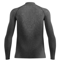 Odlo Langarmshirt Performance Warm Blackcomb (schnelltrocknend, nahtlos) Unterwäsche grau/schwarz Herren
