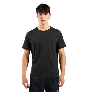 Odlo Sport-Freizeit Tshirt Essential 365 (leicht, feuchtigkeitsregulierend) schwarz Herren