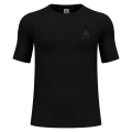 Odlo Funktionsunterwäsche Shirt Performance Wool 140 (Merino-Mix , nahtlos, schnelltrocknend) schwarz Herren