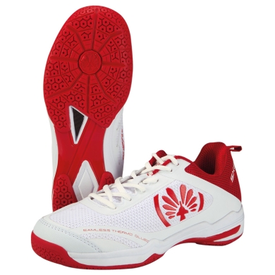 Oliver Hallen-Indoorschuhe SX-8 weiss/rot Herren