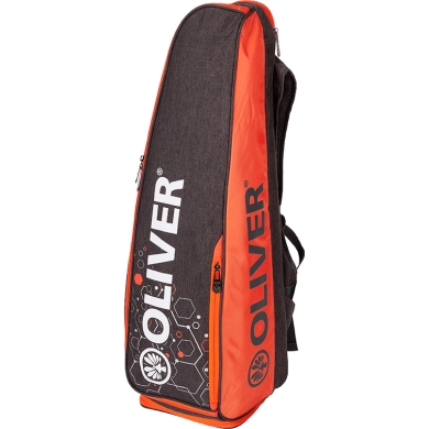 OLIVER Rucksack Racketbag Long (Hauptfach, Schlägerfach) grau/orange