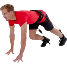 Pure2Improve Sprung-Trainer Set Pro (6-teilig) - schwarz/rot