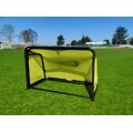 Powershot Mini-Fussballtor faltbar aus Aluminium (wetterfest) 1,5m x 1m - gelb -