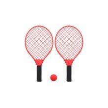 Powershot Mini-Tennis Set rot
