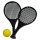 Powershot Mini-Tennis Set (für Kinder) schwarz
