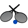 Powershot Mini-Tennis Set (für Erwachsene) schwarz