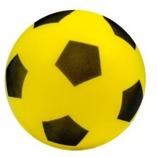 Powershot Schaumstoffball Fussball 20cm gelb