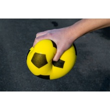 Powershot Schaumstoffball Fussball 20cm gelb