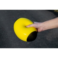 Powershot Schaumstoffball Rugbyball 65x55cm gelb