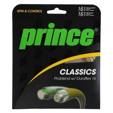 Prince Tennissaite Pro Blend mit Duraflex hybrid (Haltbarkeit+Kontrolle) 6,1+6,7m Set