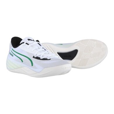 Puma Hallen-Indoorschuhe All-Pro Nitro weiss/grau Herren