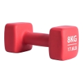 Pure2Improve Fitness Hantel Neopren rot 8,0kg - 1 Stück -