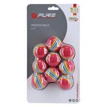 Pure2Improve Golfball Practice Set - 9 Stück pink