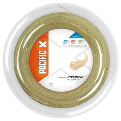 Pacific Tennissaite Spin Max (Spin+Kontrolle) beige 200m Rolle
