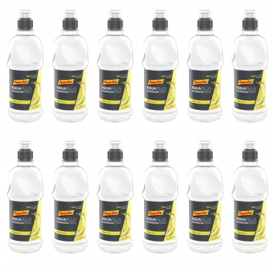 PowerBar Aqua Plus - Sportgetränk mit Magnesium - Lemon 12x500ml Karton