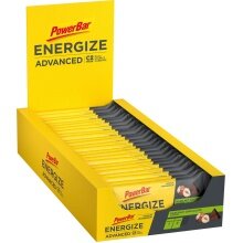 PowerBar Energize Advanced mit C2MAX Schokolade/Haselnuss-Geschmack (Choco/Hazelnut) 25x55g Box