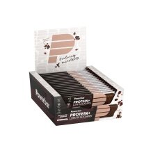 PowerBar Eiweissriegel Protein Plus Low Sugar Schokoladen-Geschmack (Chocolate/Brownie) 16x35g Box