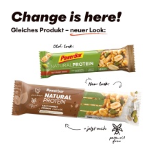 PowerBar Eiweissriegel Natural Protein Erdnüssen/Kürbiskernen 24x40g Box