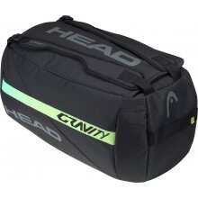 Head Tennistasche Gravity r-PET Sport schwarz - einfach anpassbar mit verstellbaren Trennwänden