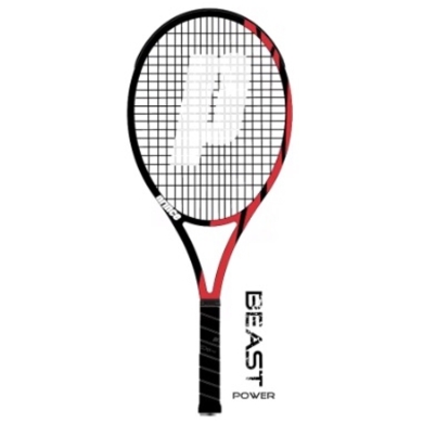Prince Tennisschläger Beast Power 100in/270g 2024 rot/schwarz - besaitet -