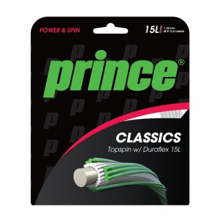 Prince Tennissaite Synthetic Gut Duraflex (Allround+Haltbarkeit) weiss 12m Set
