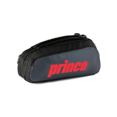 Prince Tennis-Racketbag Tour 2 Comp (Schlägertasche, 2 Hauptfächer, Thermofach) 2025 schwarz/rot 6er