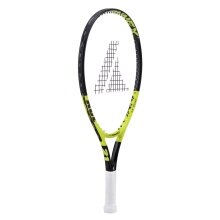 Pro Kennex Kinder-Tennisschläger Ace 21in (4-7 Jahre) schwarz/gelb - besaitet -