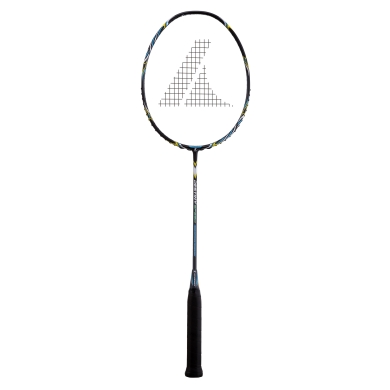 Pro Kennex Badmintonschläger Destiny Speed (mittel, ausgewogen) grau/gelb - besaitet -