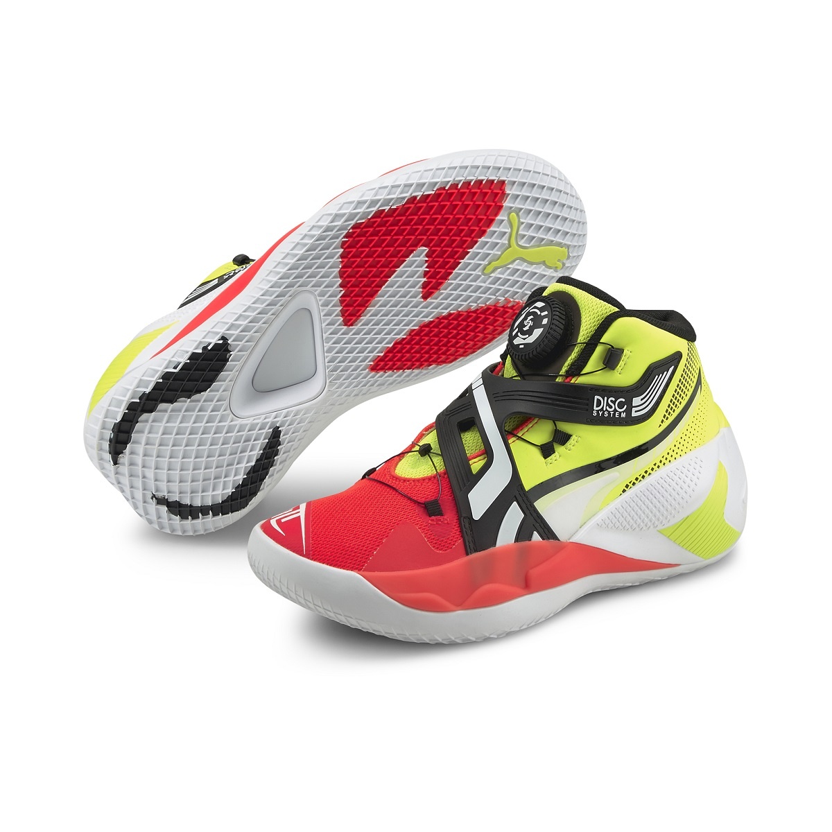 Puma Rebirth Disc gelb/rot Indoor 