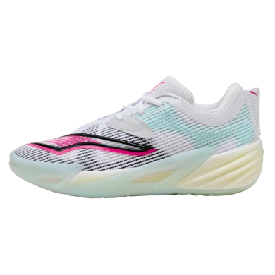 Puma Hallen-Indoorschuhe All-Pro Nitro™ 2 (Basketball) 2025 weiss/bunt Herren