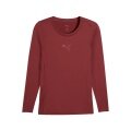 Puma Funktionsunterwäsche Langarmshirt teamLIGA26 Baselayer Tee bordeauxrot Herren