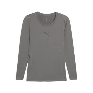 Puma Funktionsunterwäsche Langarmshirt teamLIGA26 Baselayer Tee grau Herren