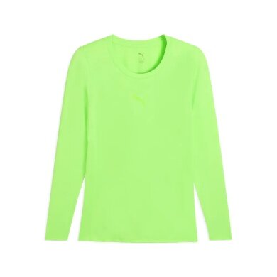 Puma Funktionsunterwäsche Langarmshirt teamLIGA26 Baselayer Tee neongrün Herren