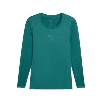 Puma Funktionsunterwäsche Langarmshirt teamLIGA26 Baselayer Tee dunkelgrün Herren