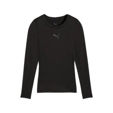 Puma Funktionsunterwäsche Langarmshirt teamLIGA26 Baselayer Tee schwarz Jungen