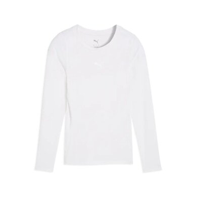 Puma Funktionsunterwäsche Langarmshirt teamLIGA26 Baselayer Tee weiss Jungen