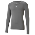 Puma Funktionsunterwäsche Langarmshirt LIGA Baselayer Tee - grau Herren