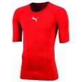 Puma Sport-Tshirt Liga Baselayer Tee (leicht, Bewegungsfreiheit) Unterwäsche rot Herren