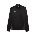 Puma Sport-Langarmshirt teamGOAL Training 1/4 Zip Top schwarz Herren