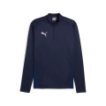 Puma Sport-Langarmshirt teamGOAL Training 1/4 Zip Top navyblau Herren