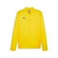 Puma Sport-Langarmshirt teamGOAL Training 1/4 Zip Top gelb Herren