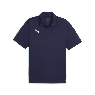 Puma Sport-Polo teamGOAL (100% rec. Polyester, atmungsaktiv) navyblau Herren